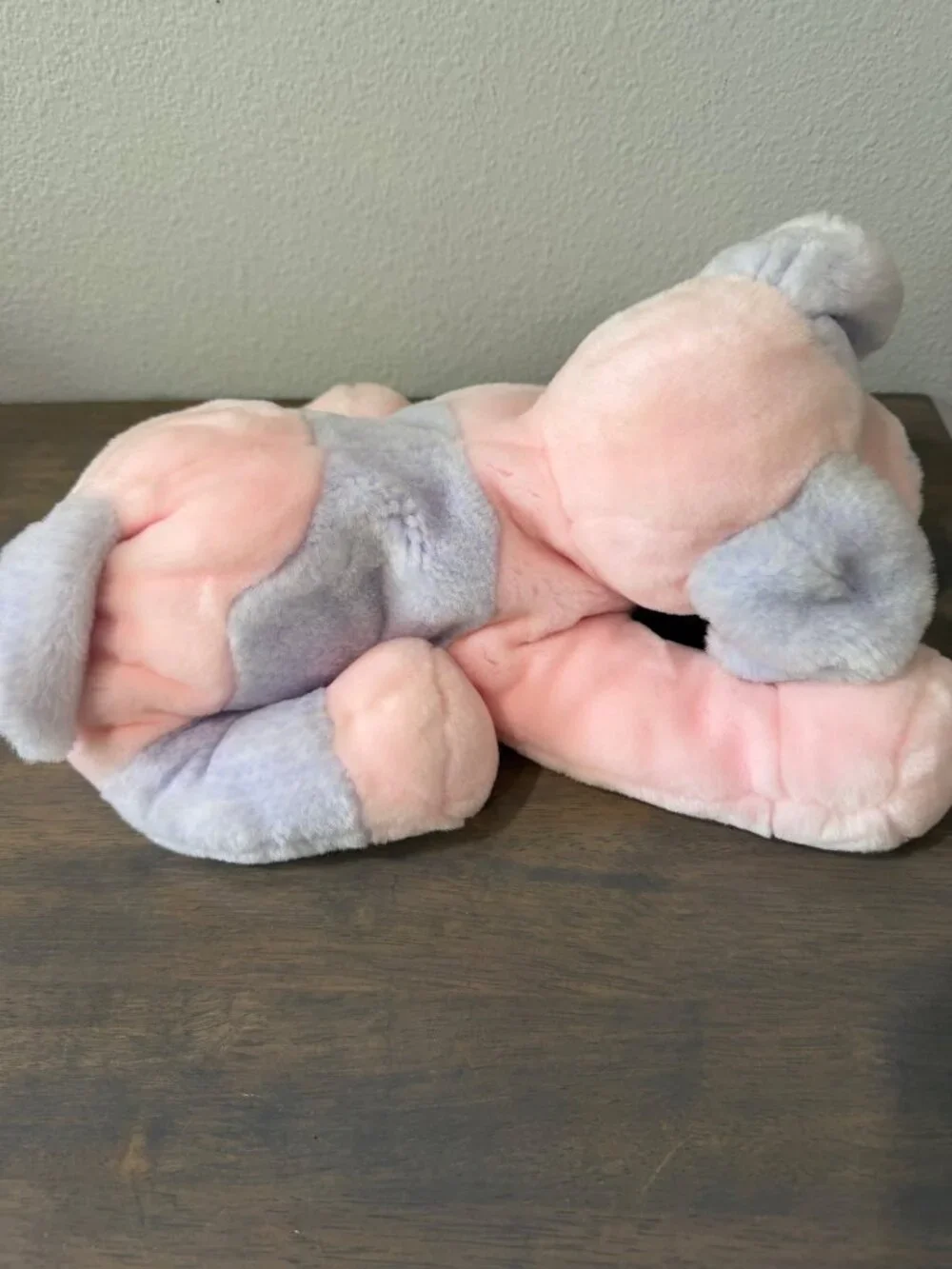 Vintage Animal Alley Pink Purple Puppy Dog Plush Stuffed Animal Toys R Us 2000